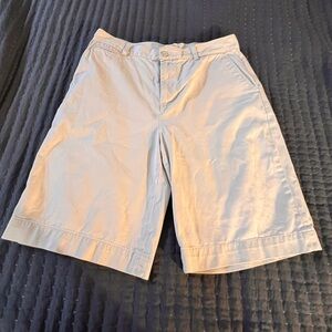 Polo Ralph Lauren Shorts Boys Size 20 Beige Khaki Flat Front School Uniform